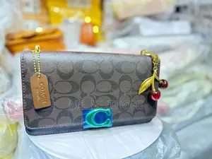 Coach Anna Foldover Crossbody Clutch in Signature