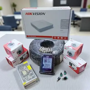 Smart Hybrid Colored Night Vision 4 Cam 1080p CCTV Kit