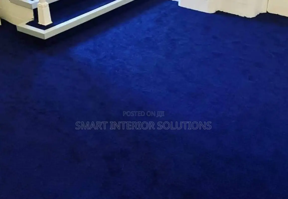 Classic Wall to Wall Blue Carpet