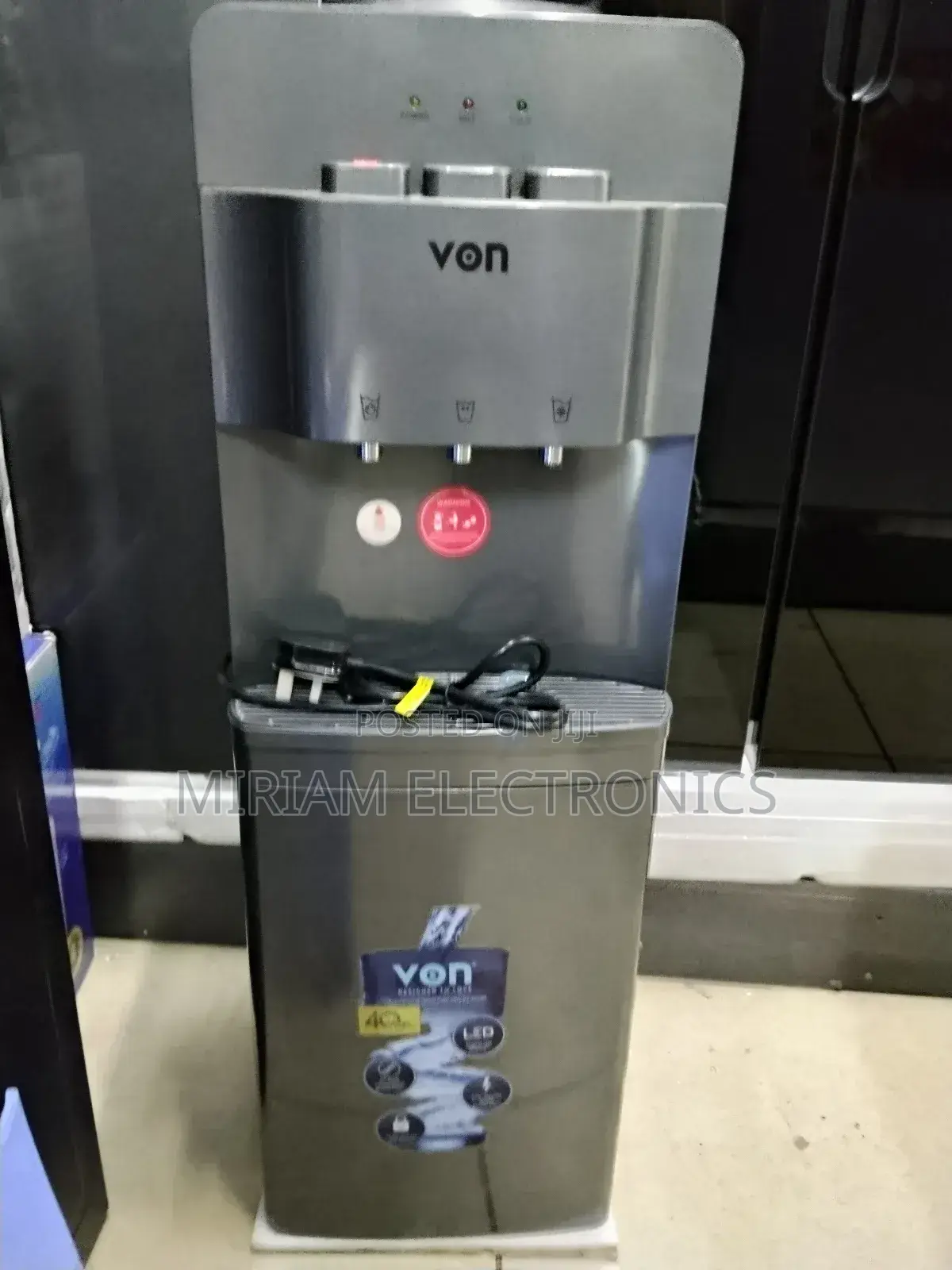Von 3 Taps Water Dispenser Hot,Cold and Normal