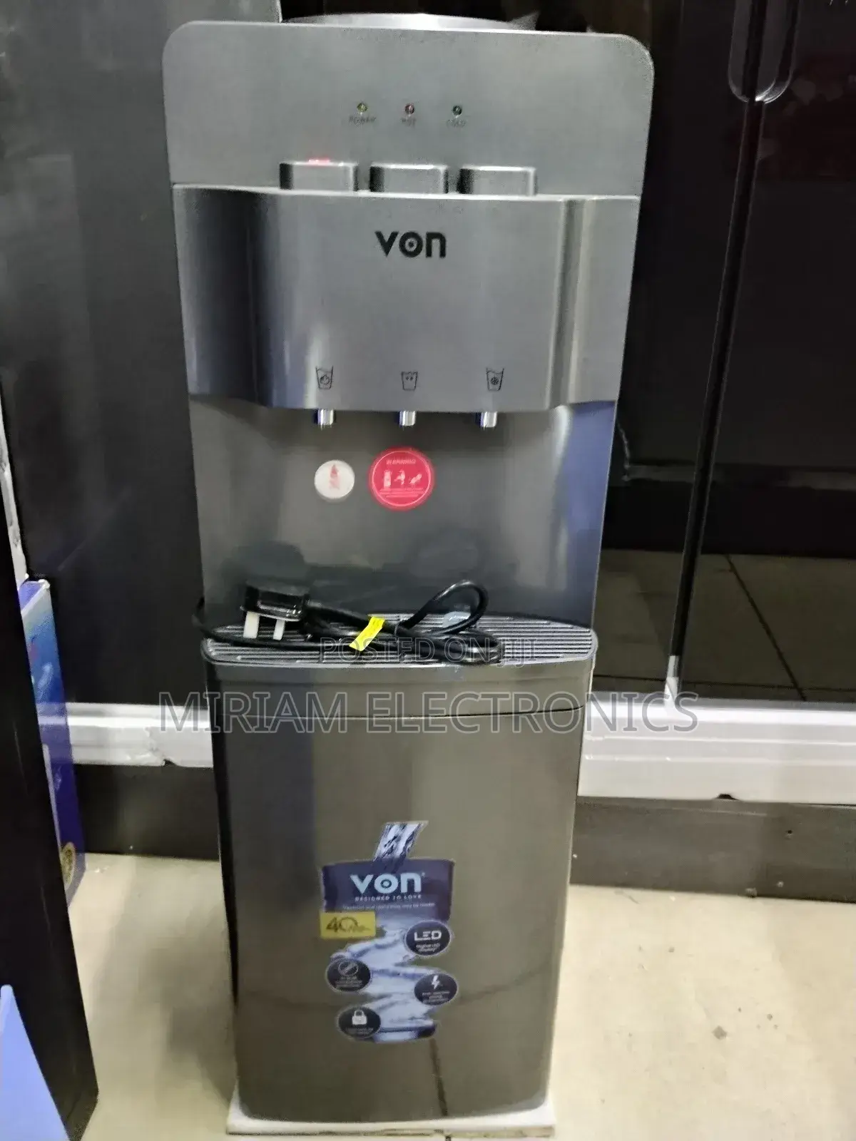 Von 3 Taps Water Dispenser Hot,Cold and Normal