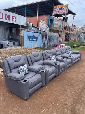 7 Seater Semi Recliner Sofa