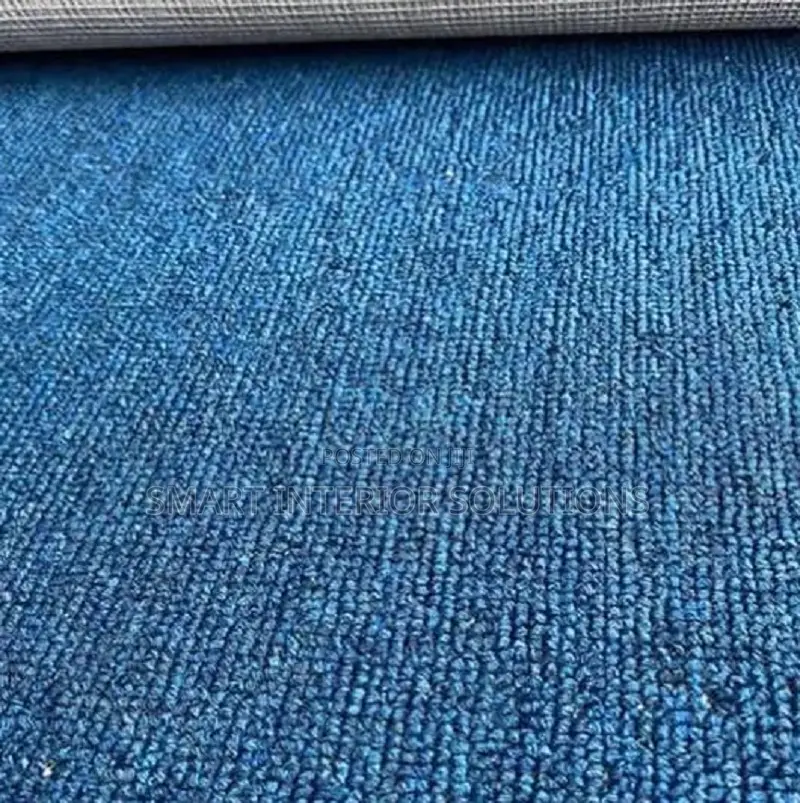 Light Blue Delta Wall to Wall Carpet