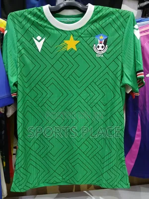 South Sudan National Team Green Football Jersey - Player Version