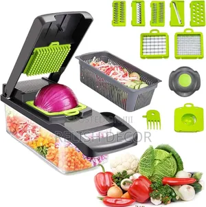 16 Piece Vegetable Cutter Slicer Dicer