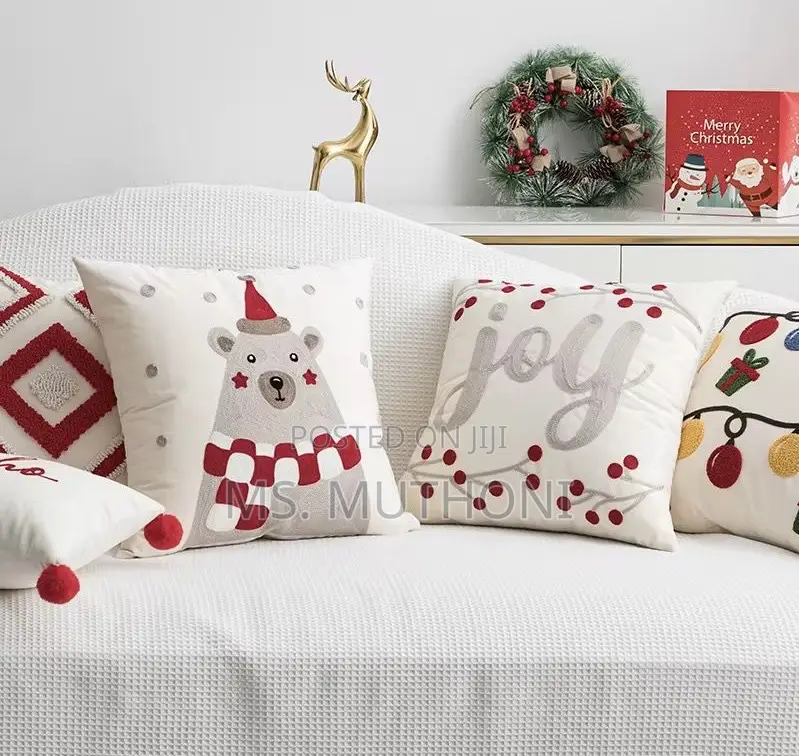 H.Quality 3pc Christmas Themed Pillow Covers