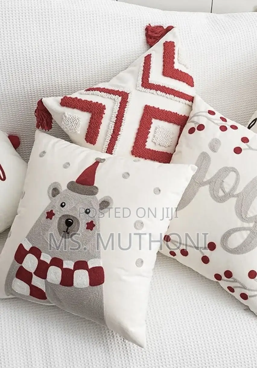 H.Quality 3pc Christmas Themed Pillow Covers