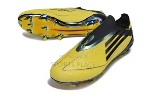 Adidas F50 Yellow Laceless Football Boots - Explosive