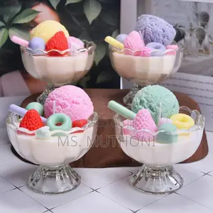 6 Pc Blinkmax Ice Cream Glass Cup (Ice Cream, Desserts, Fruit Salads,)