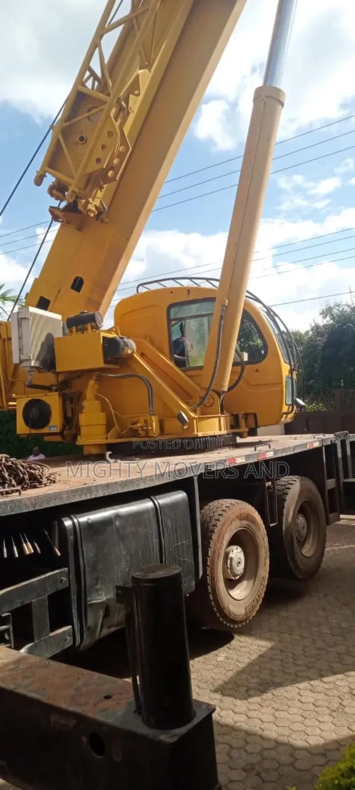 Crane for Lifting and Errands Are Ready