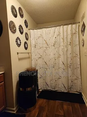 White Marble Bathroom Curtains