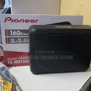 Pioneer 130da 160w Car Under-Chair Subwoofer : (280 X 75 X 200) Mm