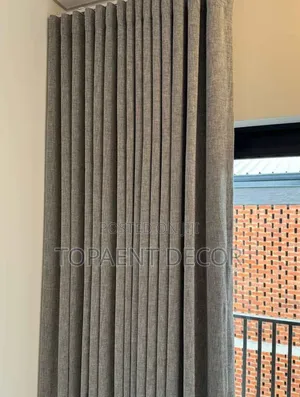 Light Grey Quality Fabrics  And Flawless Fitting Window Curtains And