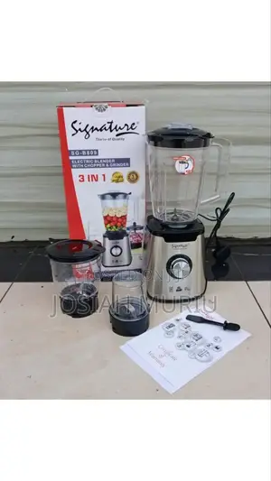 Signature Multi-Purpose 3-in-1 Blender – Stainless Blades