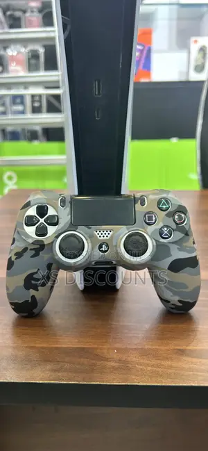 Play Station 4 Green And Brown Camo Controller Skin