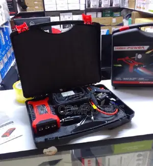 Portable Car Jump Starter Kit With High Voltage Power Bank