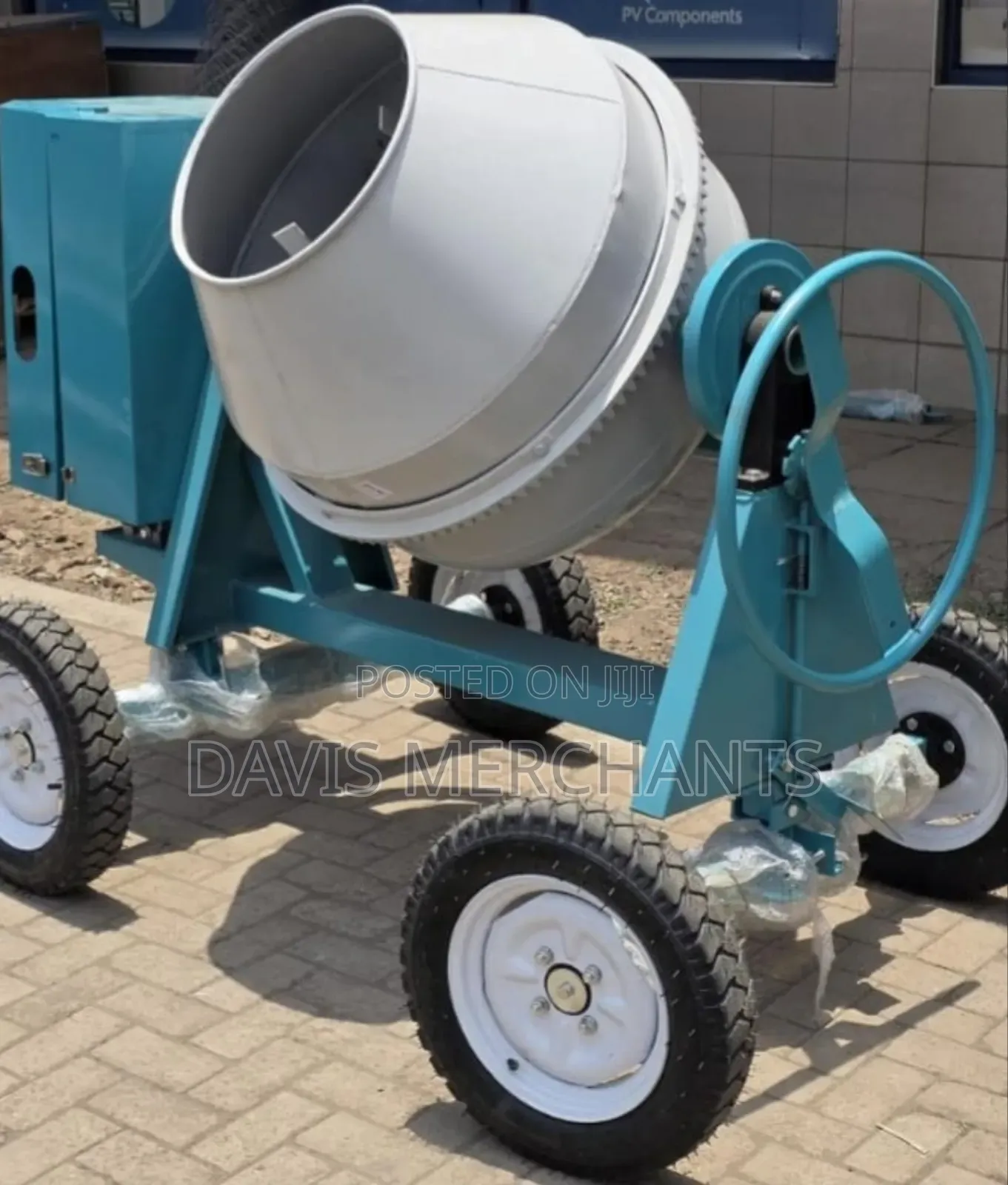 Concrete Mixer 400 Litres Diesel Engine 7hp