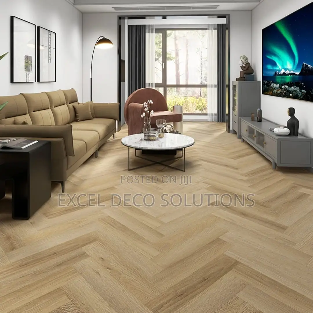 Herringbone SPC Flooring_ Smooth, Quiet and Stylish