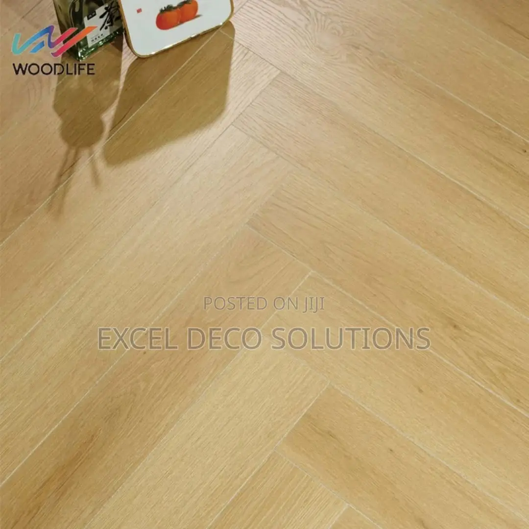 Herringbone Pattern Spc_ Premium Vinyl Flooring Upgrade