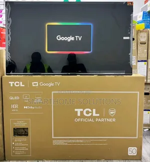 Tcl 50-inch Qled Google Tv, Youtube, Netflix,Free Channels