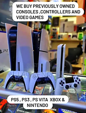 We Buy Pre Owned Ps5 ,Ps4 ,Ps3 ,Psvita ,Xbox and Nintendo Consoles