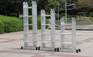 Multi Purpose 4x5 X 5.7m Foldable Aluminium Ladder