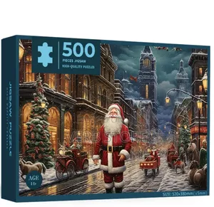 500 PCS Christmas Themed Jigsaw Puzzles