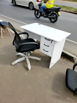 Pure White Office Desk /Chair