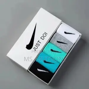 Assorted Colors Five Pairs of Nike Sock