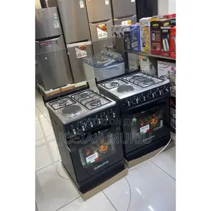 Black 50*55 Globalstar Jet 3+1 Standing Cooker With Electric Oven
