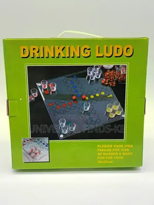 Adult Drinking Ludo Game With Shot Glasses High Quality