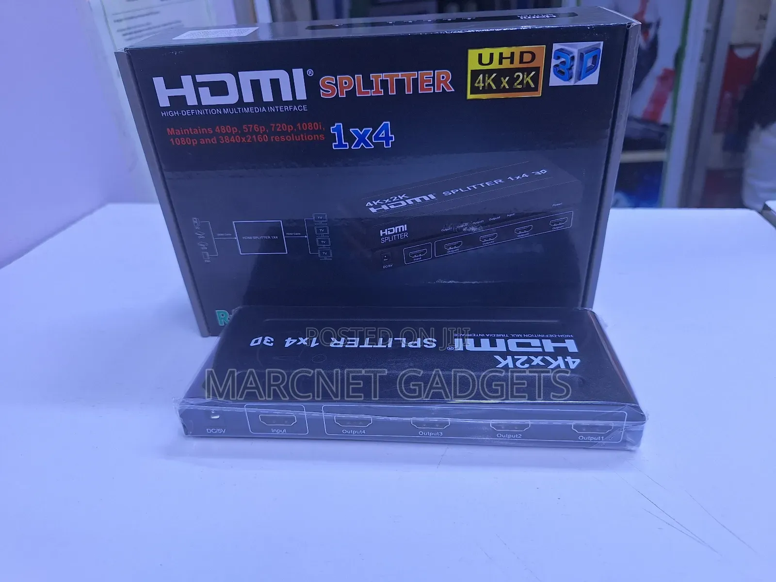  Powered Quality 4 Way Hdmi Splitter 1 Input