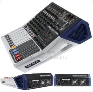 6 Channels Pro Proffesional Powered Mixer With Usb Bluetooth