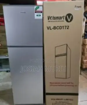 Silver Volsmart 172litres Double Door Refrigerator