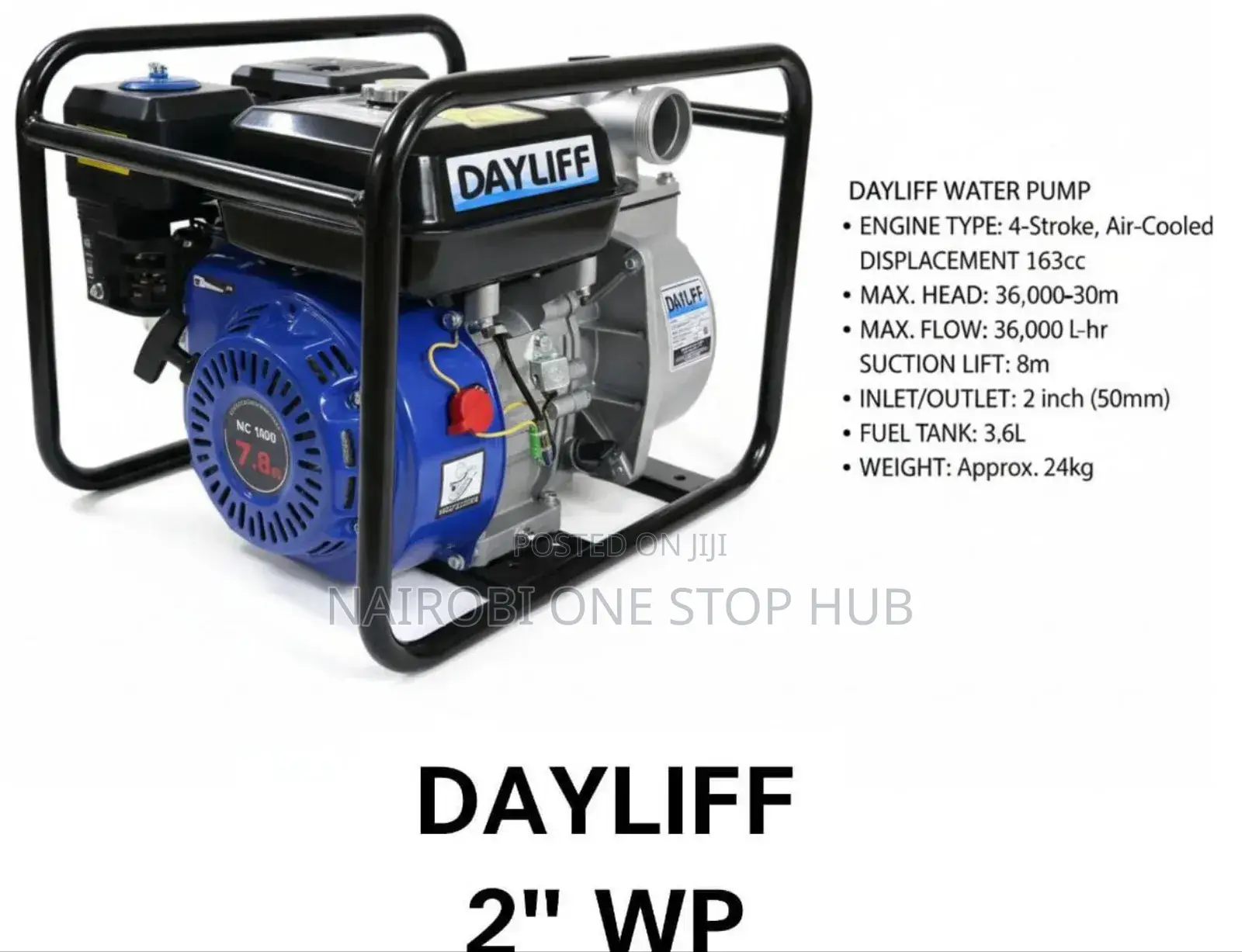 Dayliff 2"Wp Petrol Water Pump