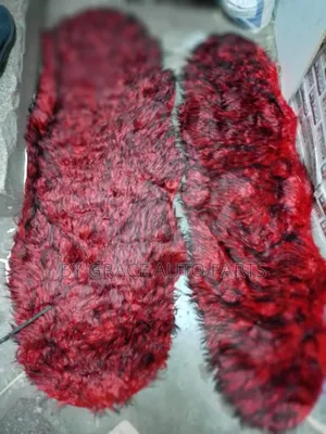 New Maroon Fluffy Dashboard Cover.