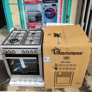 Ramtons Standing Cooker 60cmx60cm 4gas (1 Wok) Electric Oven *Rf497