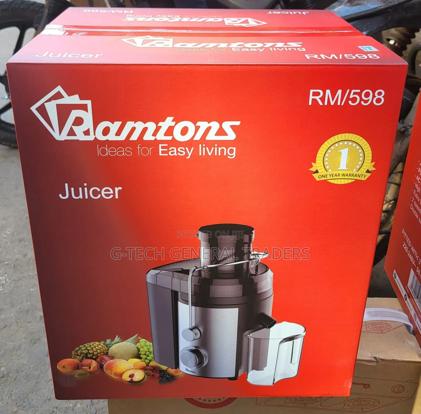 Ramtons Rm/598 Commercial Juicer – Efficient, Powerful & Easy To Use