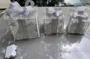 3pcs Lighted Christmas Gift Boxes