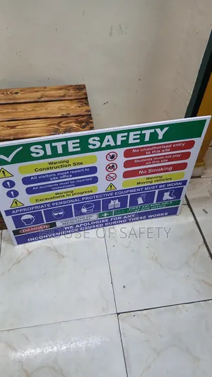 Scratch Resistance Site Safety Signs