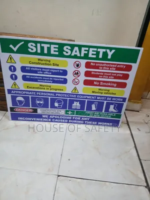 Scratch Resistance Site Safety Signs
