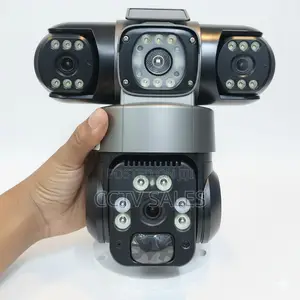 V380pro 4gwaterproof 3lens Camera Solar PTZ CCTV 4g Wireless V380 Came