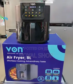 Von Air Fryer 8lts