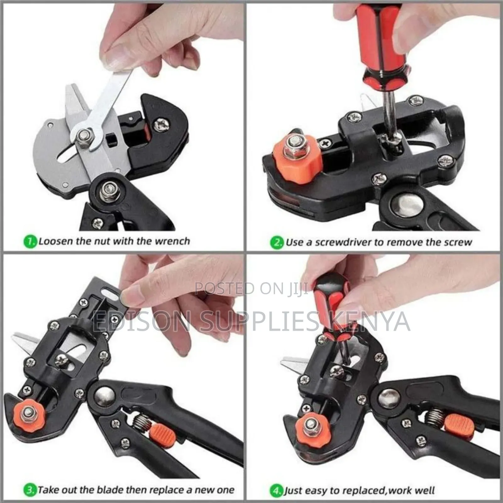 Garden Tree Grafting Pruning Tool Kit - 2-in-1 Pruner Shears