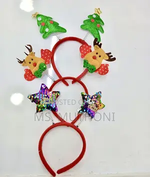 A Set of 3 *Xmas Decorative Headbands