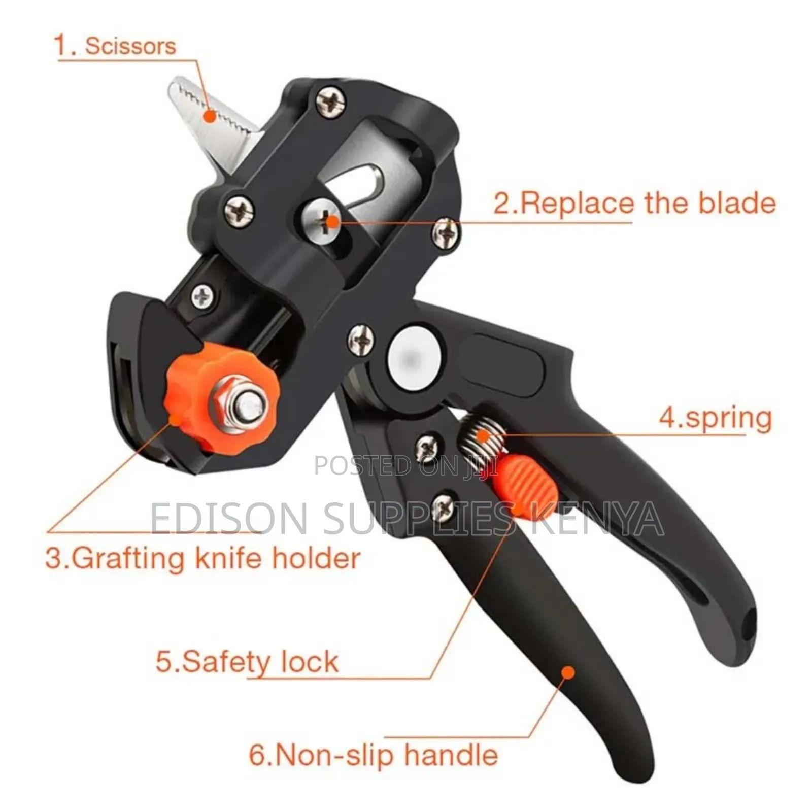 Garden Tree Grafting Pruning Tool Kit - 2-in-1 Pruner Shears