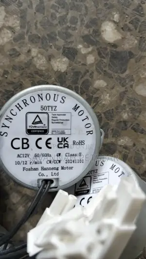 50tyz Synchronous Motor Ac 12v, 50/60hz, 4w, 10/12 R/Min