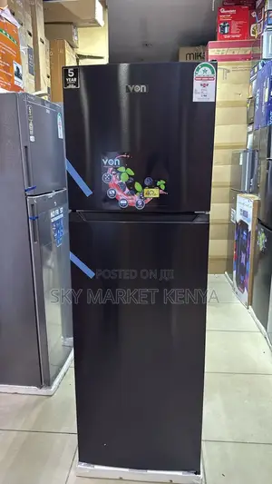 Von 247 Litres No Frost Double Door Fridge