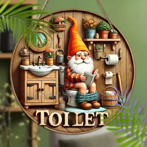 2d Bathroom Wall Hanging Decor