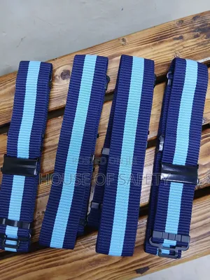 Navy Blue and Royal Blue Piping Security Belt